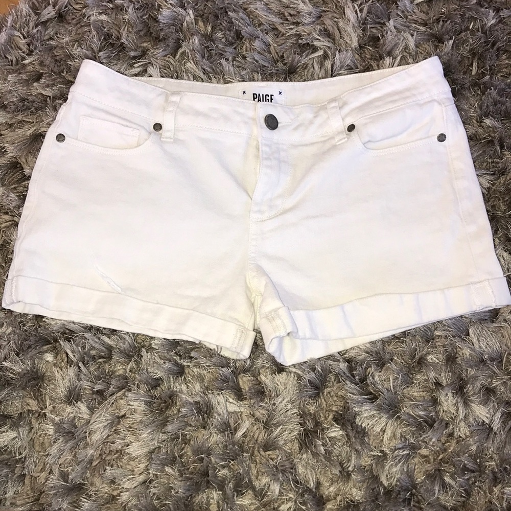Paige white shorts